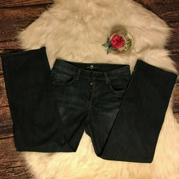 7 For All Mankind Relaxed Fit Stretch Jeans 31